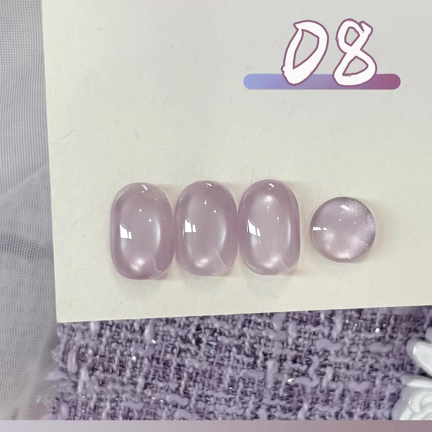 Nail Art Lilac - SHAKA 1pcs Ice Transparent Whitening Gentle