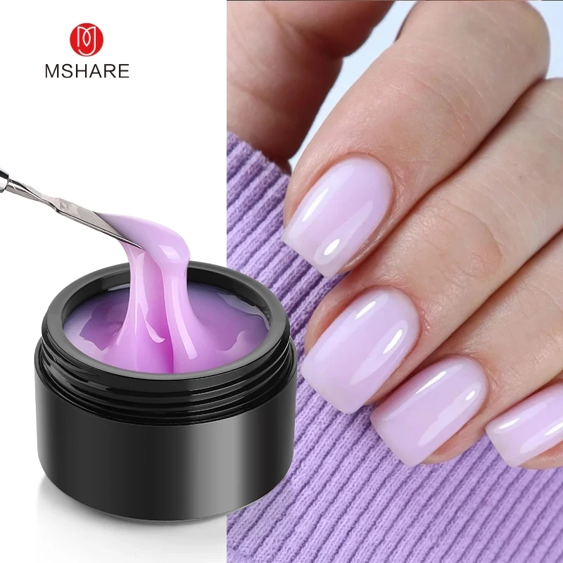 Nail Art Lilac - MSHARE Purple Lilac Builder Extension Gel