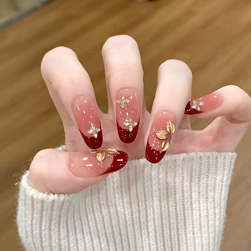 Sweet Cool Wine Red Gradient P - Nail Art Red Wine recension och pris