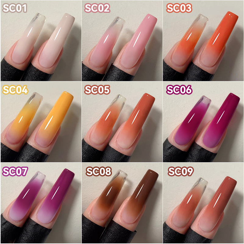 UR SUGAR 9 Colors Gradient Pai - Nail Art Gothic recension och pris