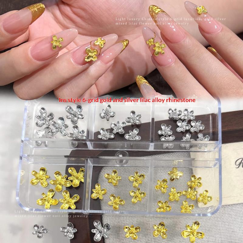 20/30pcs  Lilac Flower 3D Allo - Nail Art Lilac recension och pris