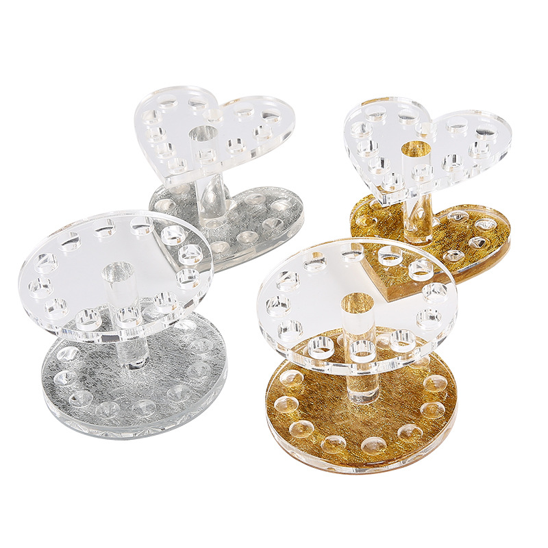 12 Holes Nail Brushes Storage  - Nail Fan Brush recension och pris