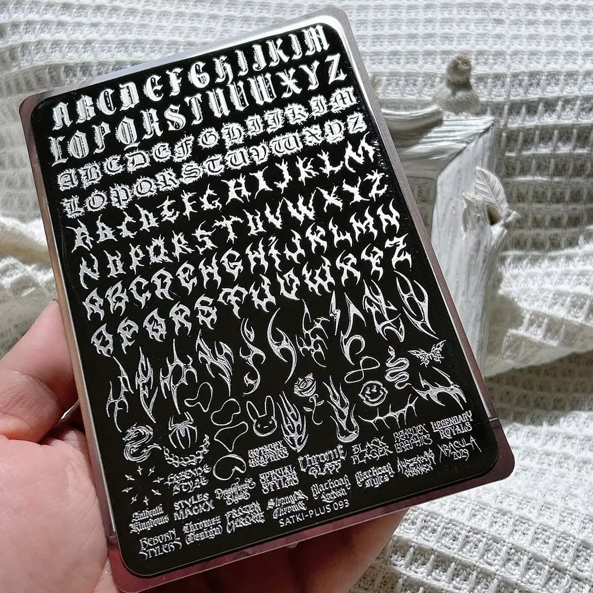 High Quality Nail Art Stamping - Nail Art Gothic recension och pris