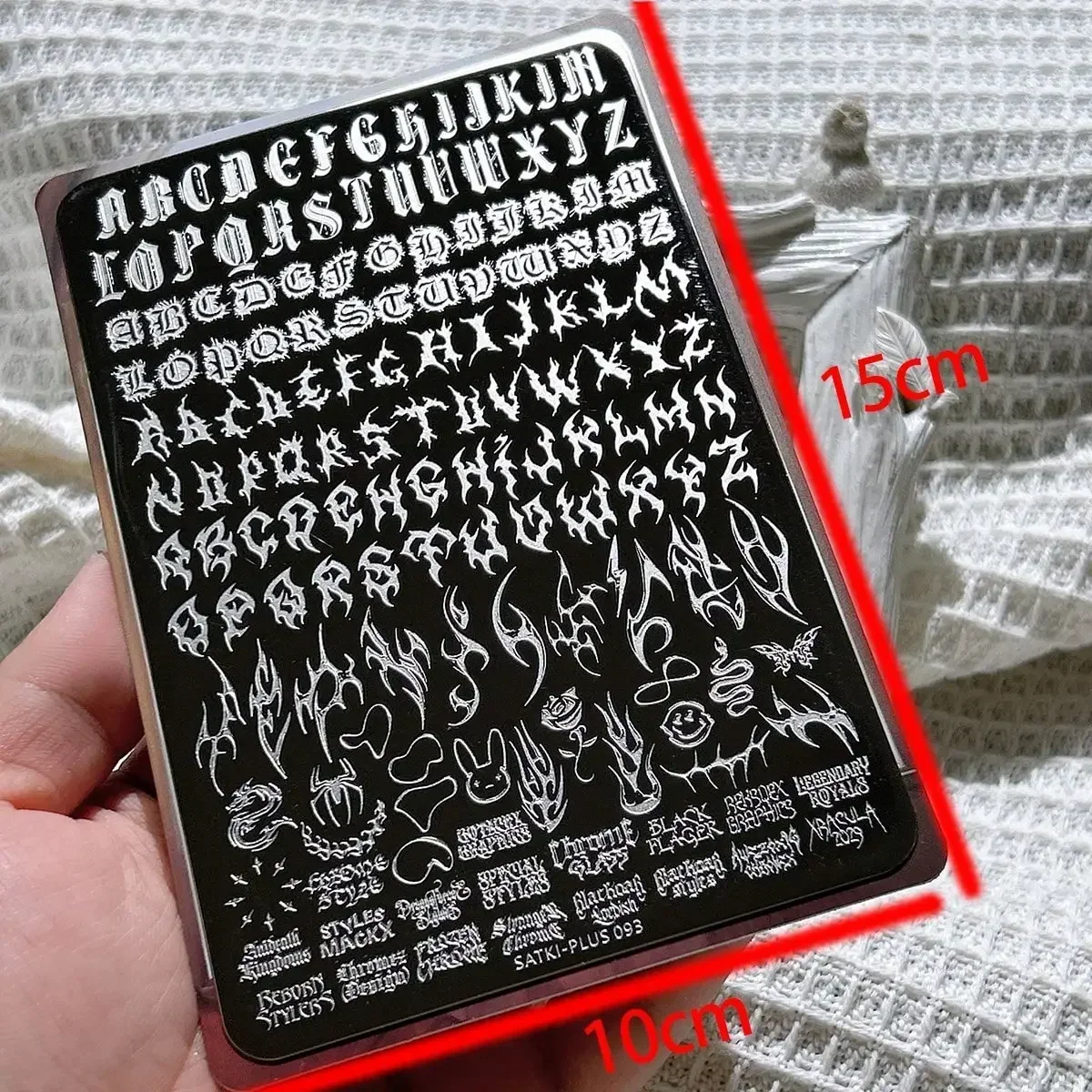 High Quality Nail Art Stamping - Nail Art Gothic recension och pris