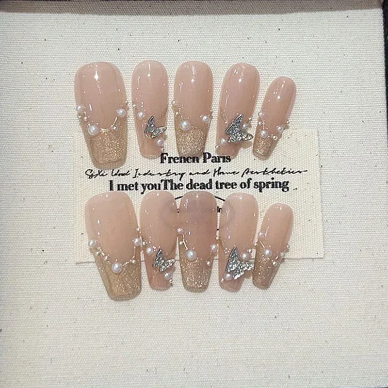 10pcs Cute Handmade Cat Eye Po - Nail Art Pink Cat Eye recension och pris