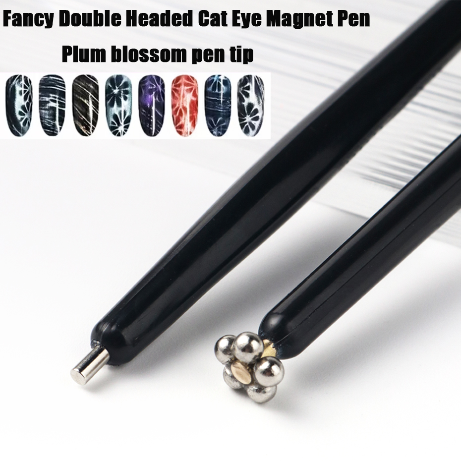 1/2pcs Fancy Double Headed Cat - Nail Art Full Cat Eye recension och pris
