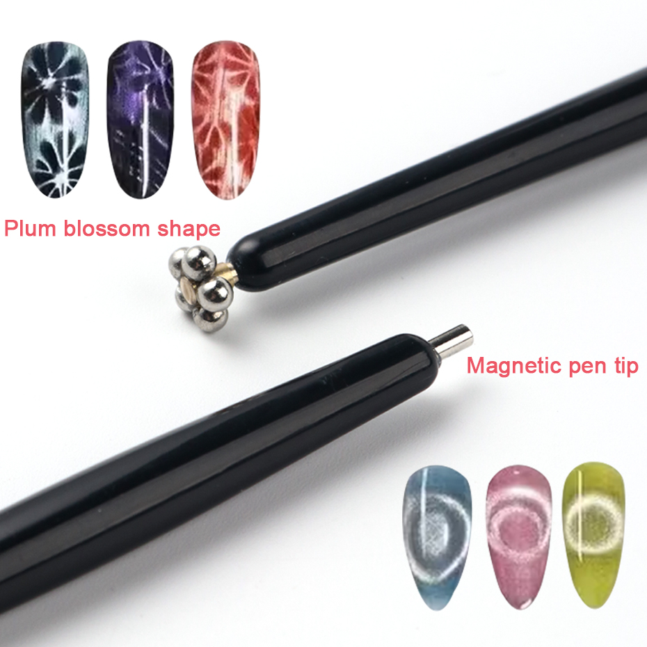 1/2pcs Fancy Double Headed Cat - Nail Art Full Cat Eye recension och pris
