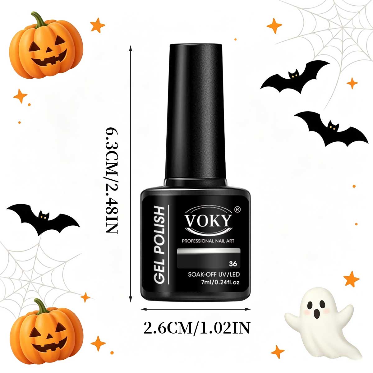 4-Pack of Olive Green, Orange, - Nail Art Gothic recension och pris