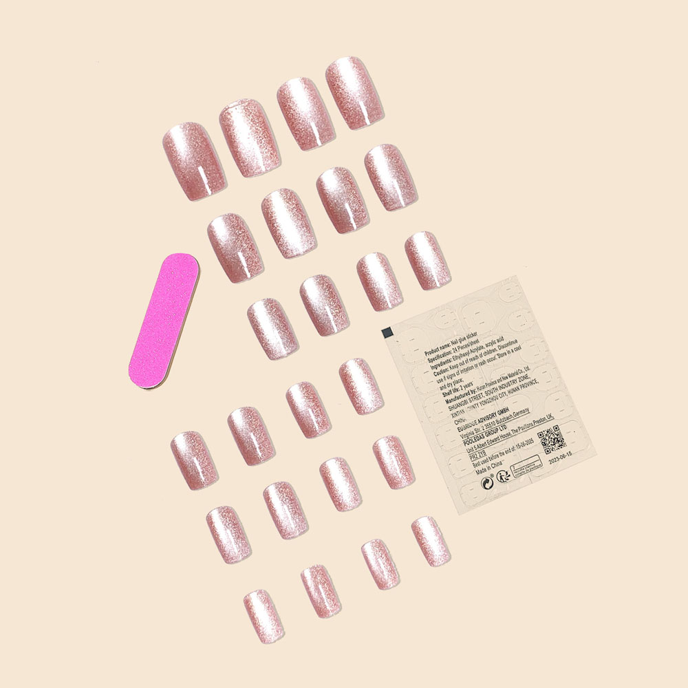 Fashion trend Women Girls 24Pc - Nail Art Full Cat Eye recension och pris