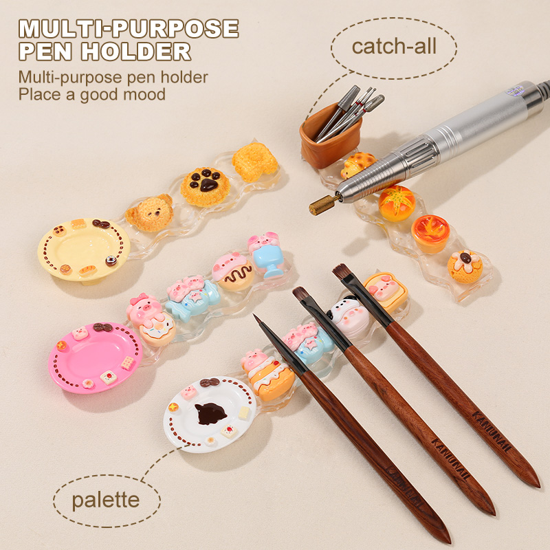 KANIU Cute Animal Nail Brush H - Nail Fan Brush recension och pris