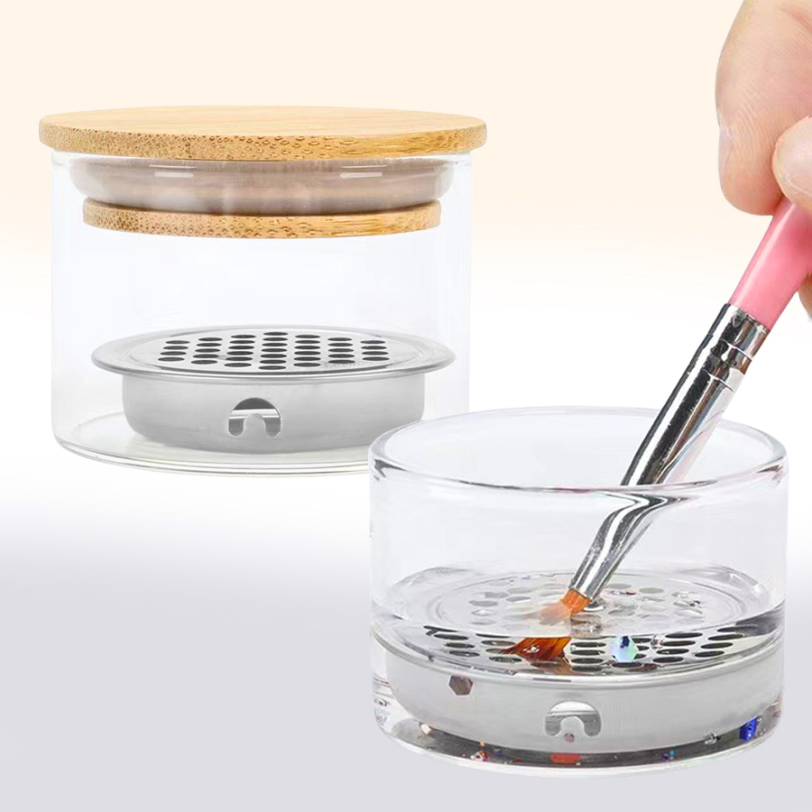 Nail Art Brushes Washing Cup N - Nail Fan Brush recension och pris