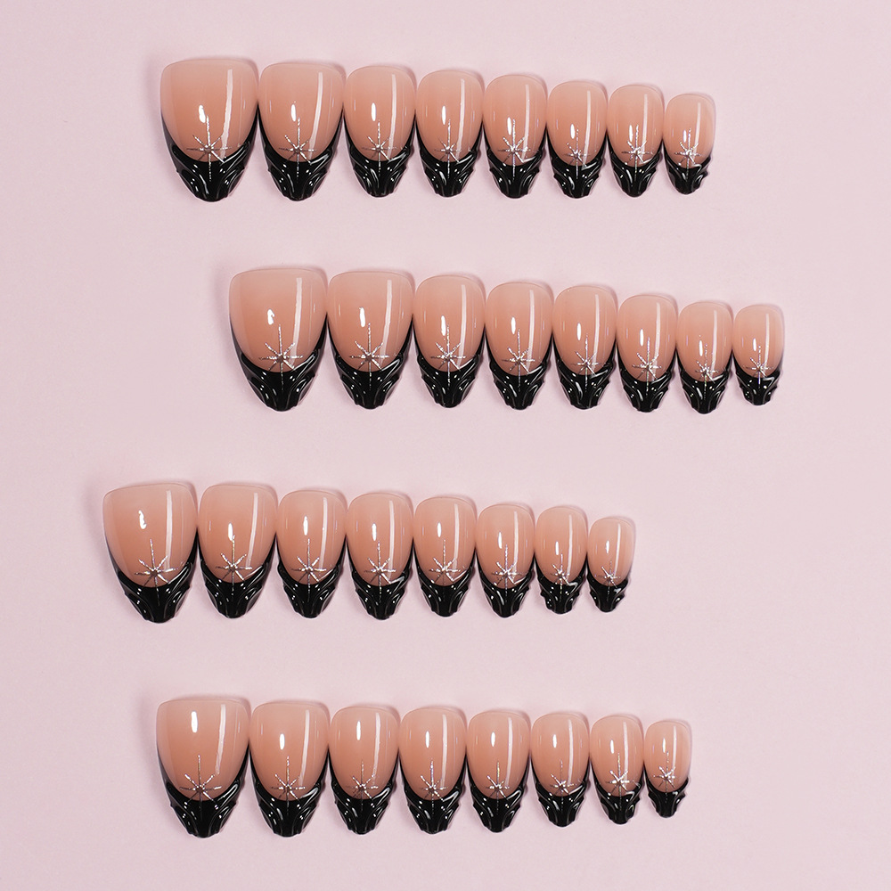 VITAGWX 64pcs Almond Press on  - Nail Art Full Cat Eye recension och pris