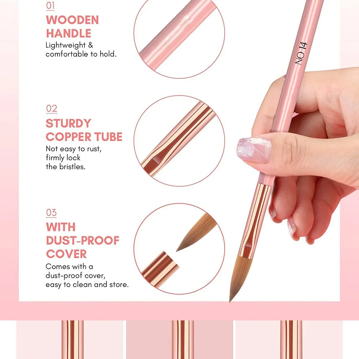 Nail Art Pen Special Nail Art  - Nail Fan Brush recension och pris