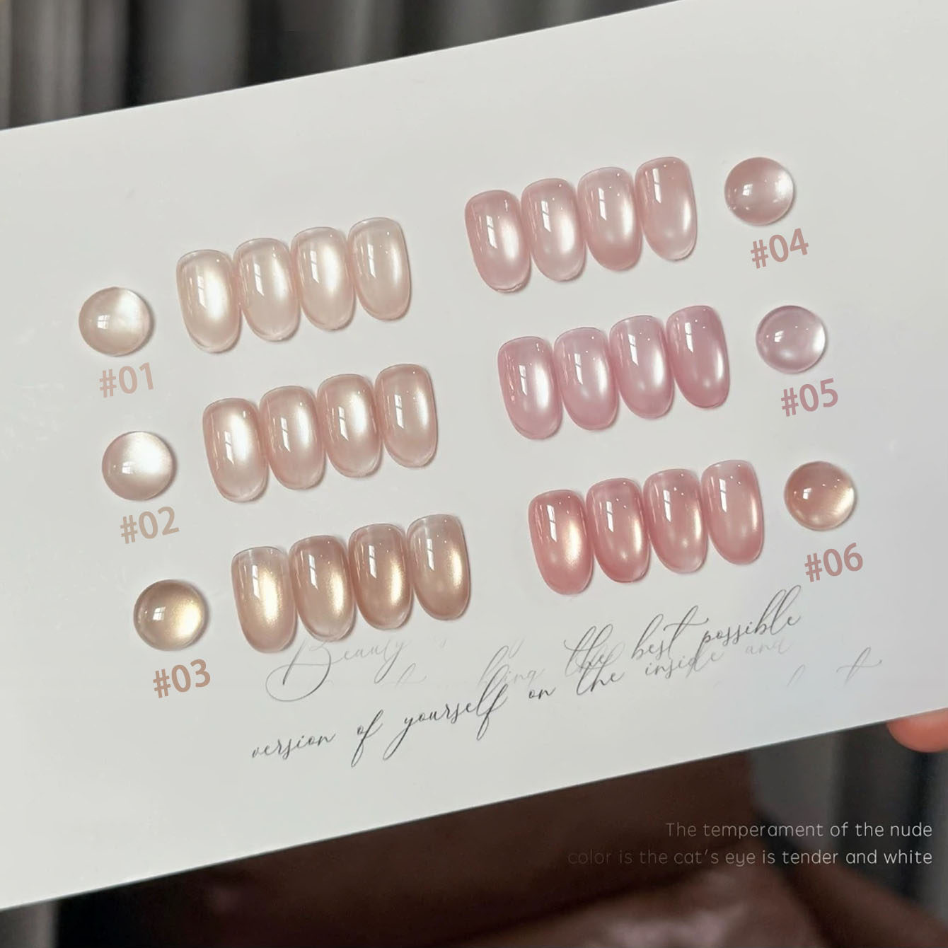 MIANEL 10ML Lover Pink Series  - Nail Art Pink Cat Eye recension och pris