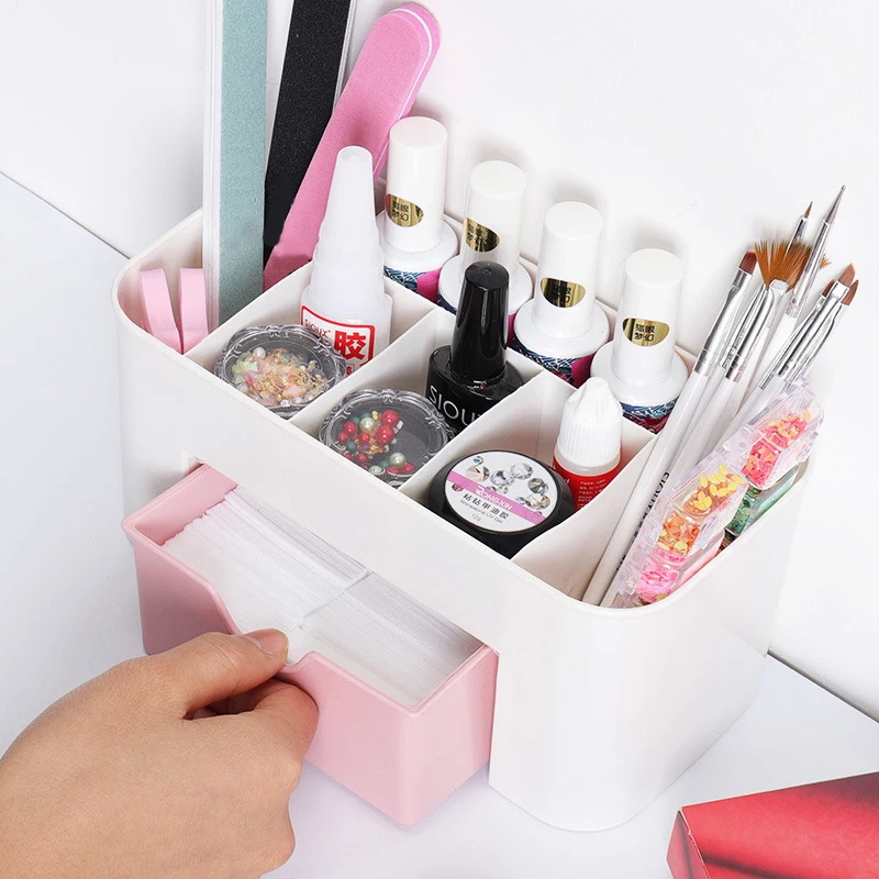 Nail Art Organizer Desktop Dra - Nail Fan Brush recension och pris