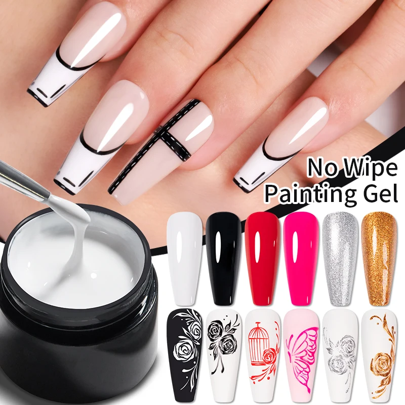AWStorG 5g 4 In 1 No Wipe Pain - Nail Art Gothic recension och pris