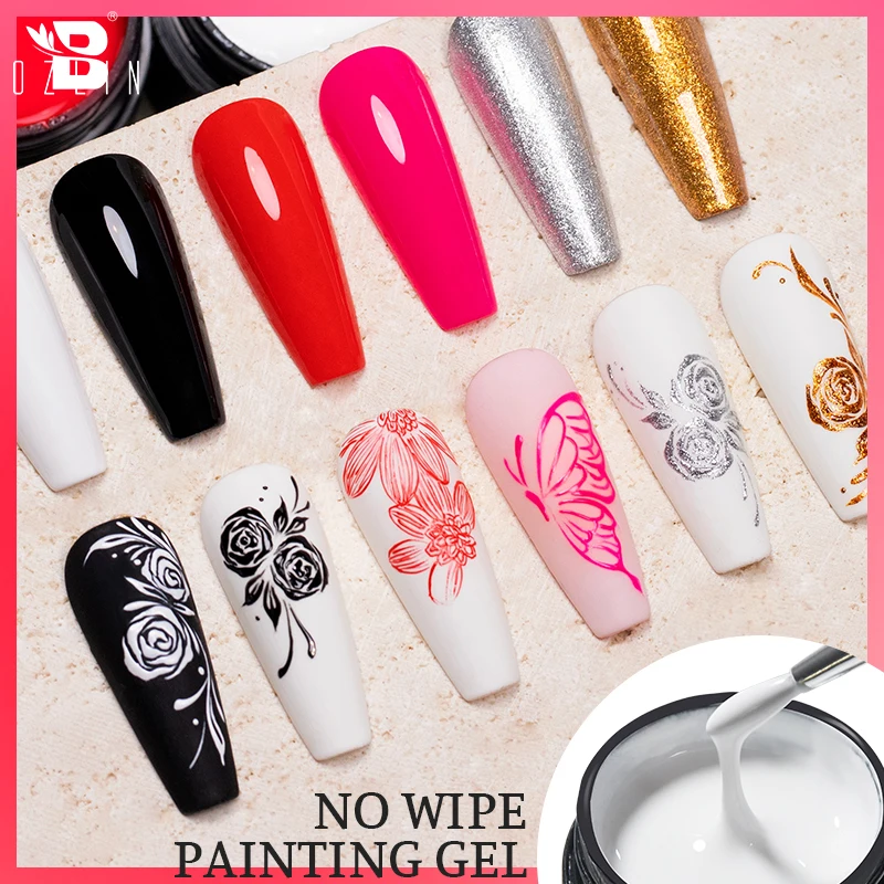 AWStorG 5g 4 In 1 No Wipe Pain - Nail Art Gothic recension och pris