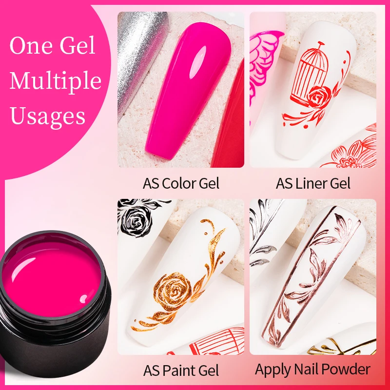 AWStorG 5g 4 In 1 No Wipe Pain - Nail Art Gothic recension och pris