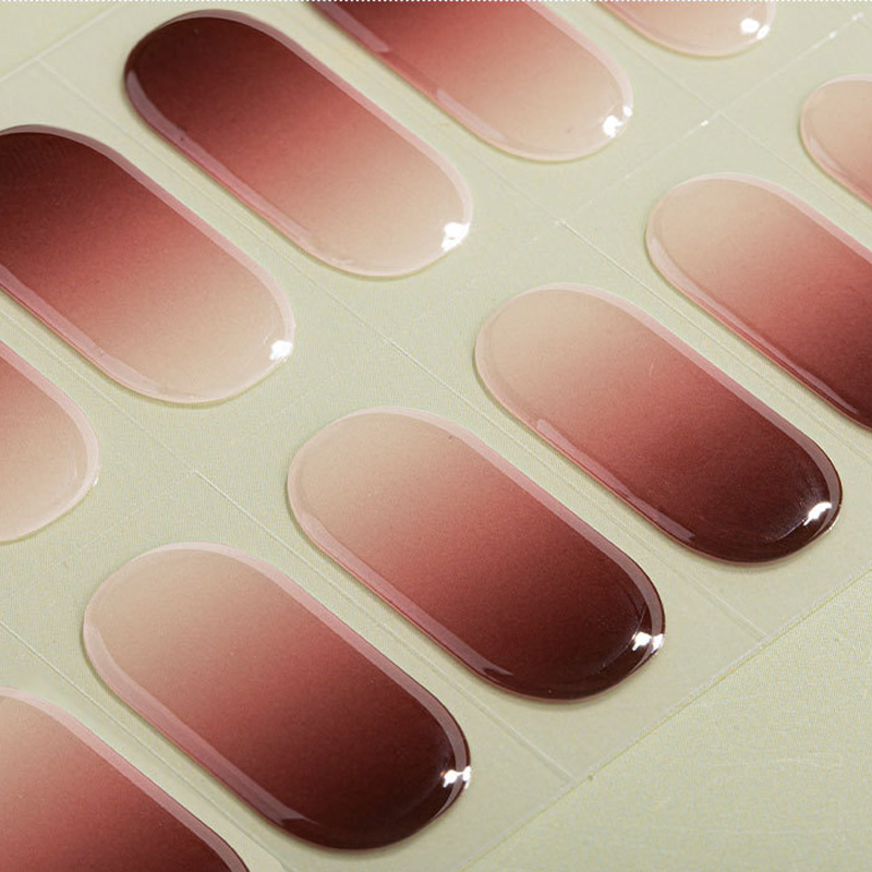Semi-cured Gel Nail Sticker Fu - Nail Art Full Cat Eye recension och pris